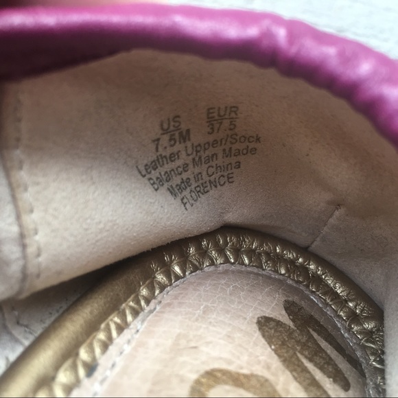 Sam Edelman raspberry purple/pink flats - Picture 7 of 8